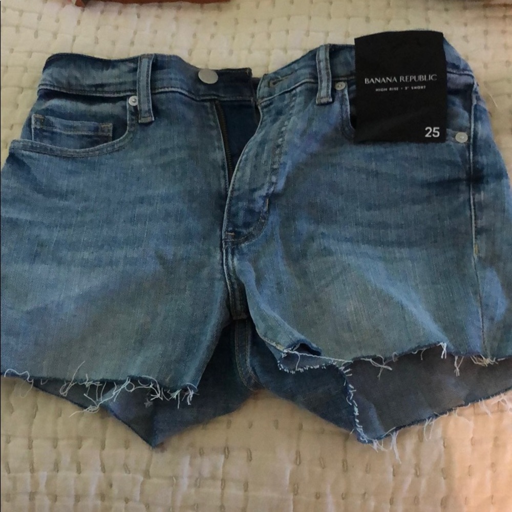 NWT banana republic denim shorts